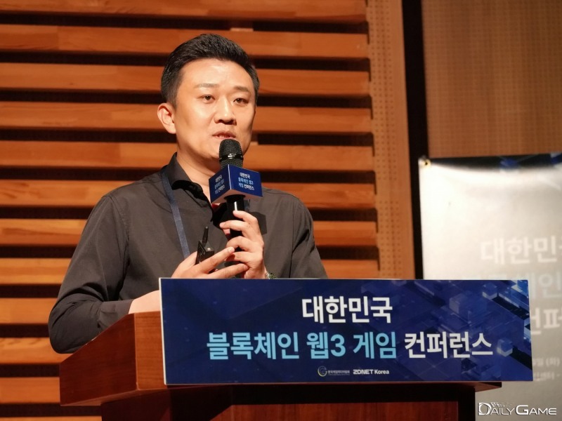 스튜디오메타케이 김광집 대표가 콘텐츠 시장 주도를 위해 AI는 필수라고 역설했다.