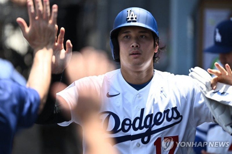 MLB 올스타 팬 투표에서 전체 득표 1위를 달리는 오타니 / 사진=연합뉴스