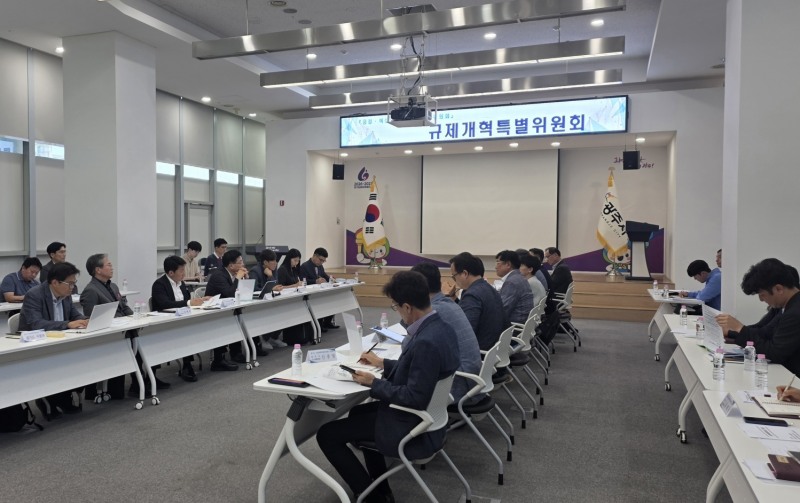 ‘광주시 중첩 규제 개선을 위한 간담회’모습. /경기 광주시