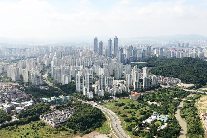 화성시 동탄신도시 전경./뉴시스