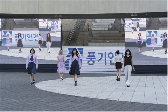 ‘2026 영주 풍기인견 패션쇼'에 참여한 서울문화예술대 모델학과