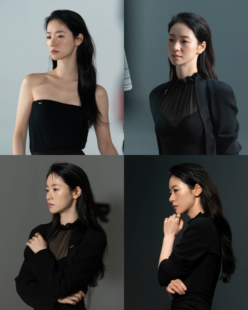 전여빈, 블랙 드레스로 정적인 무드 형성