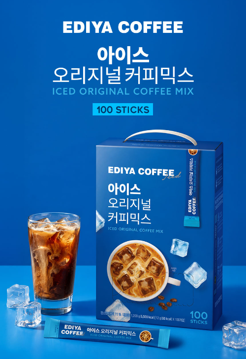 이디야커피, 여름 시장 '아이스 오리지널 커피믹스' 출시