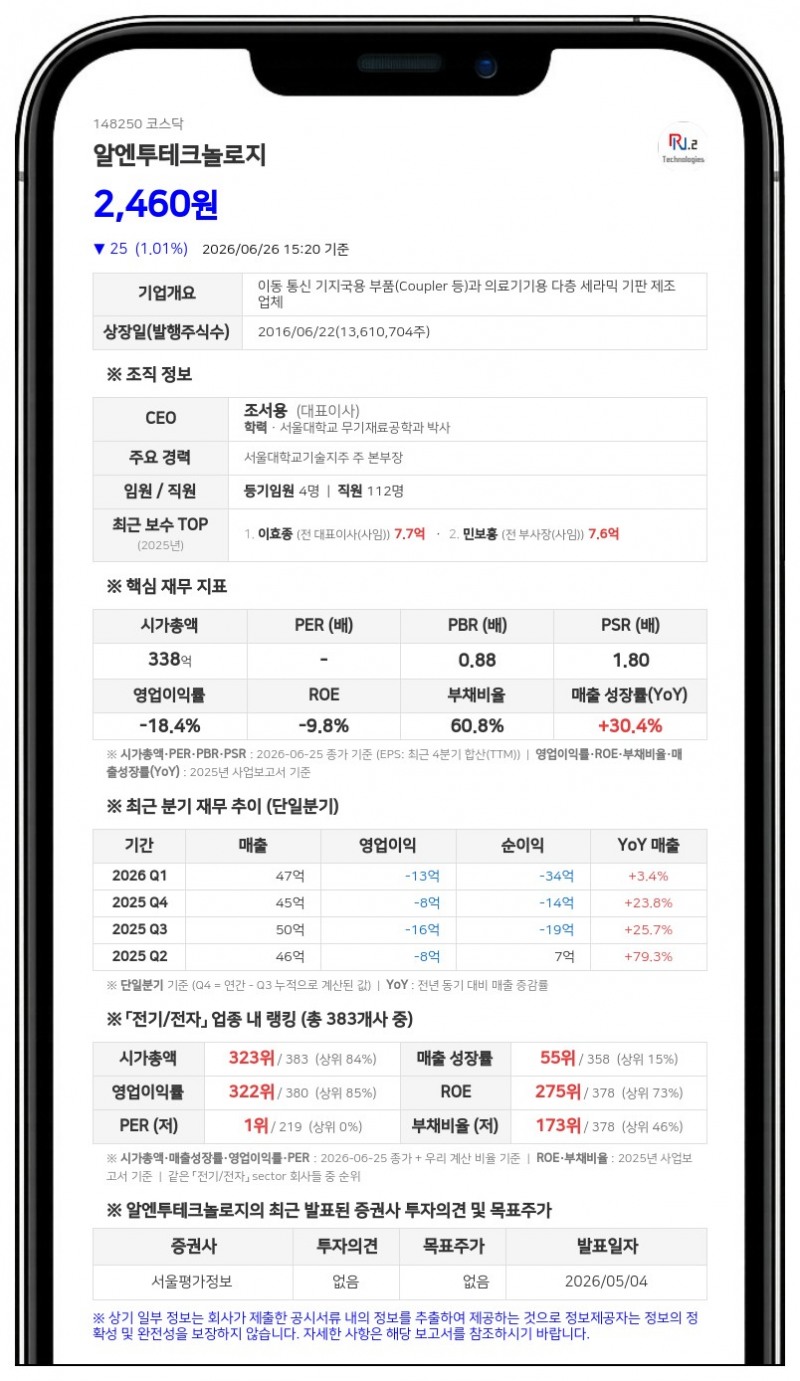 알엔투테크놀로지 경영권 분쟁, 대표이사 변경 하루 만에 이사회 효력정지 가처분 신청 제기