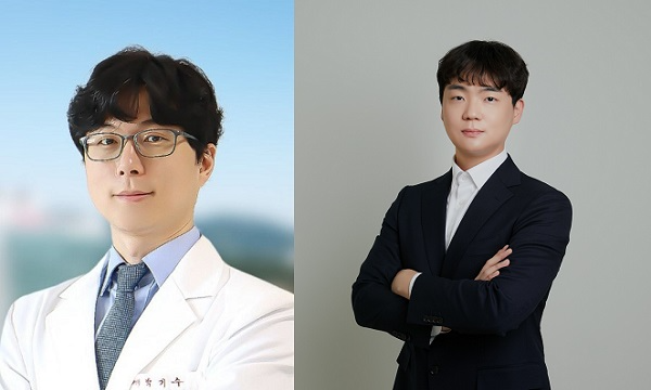 사진=좌 박기수 네오폰스 대표(칠곡경북대병원 신경외과 부교수), 우 이지호 네오폰스 기술이사(연구책임자·공학박사)