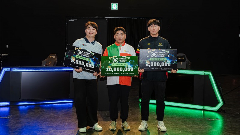 (왼쪽부터)2026 KEL 2위 권민석, 1위 유창호, 3위 김태현