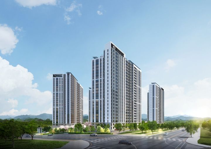 검암역 자이르네 투시도/자이에스앤디