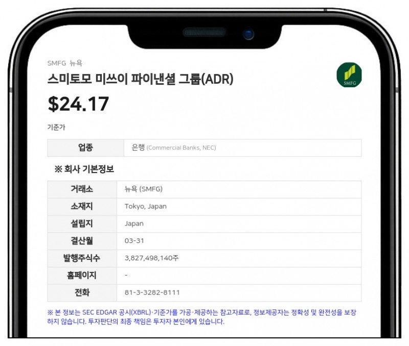 스미토모 미쓰이 파이낸셜 그룹, 미 SEC에 선순위 콜러블 사채 발행 공시... 발행액은 추후 결정