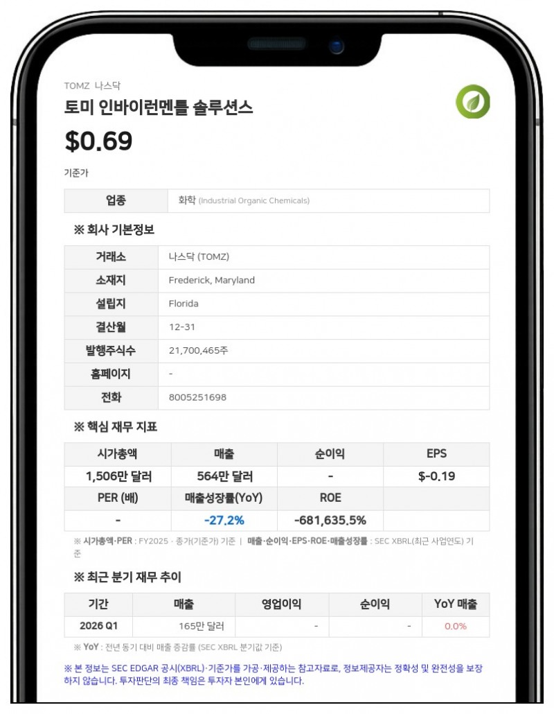 토미 인바이런멘틀 솔루션스, 원자력 소재 기업 카보늄 코어와 합병 계약 체결