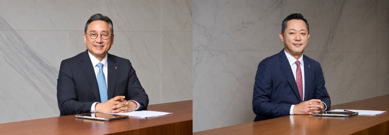 NH투자증권은 30일 임시 주주총회를 열고 신재욱(왼쪽)·배광수(오른쪽) 각자대표를 공식 선임했다./NH투자증권