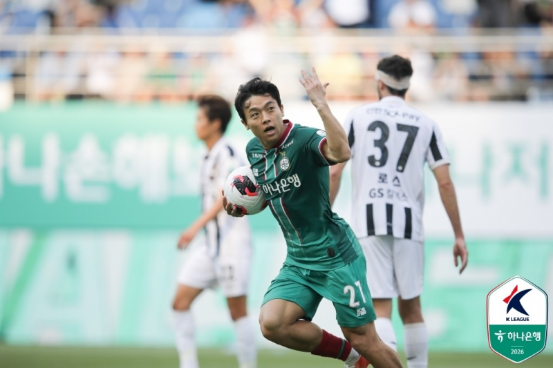 대전하나시티즌 정재희 / 사진=한국프로축구연맹 제공