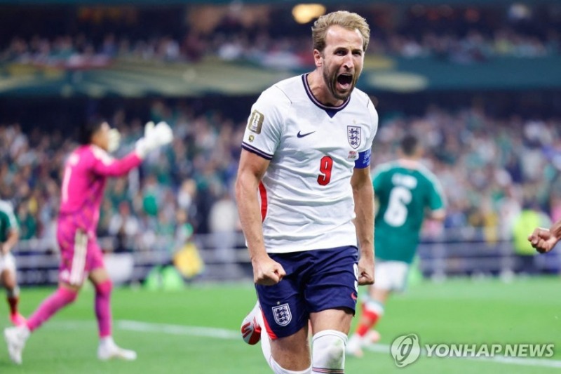 페널티킥 골을 성공시킨 잉글랜드의 케인. / 사진=연합뉴스