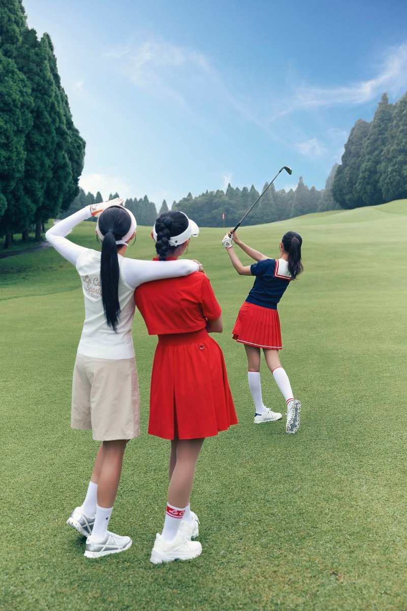 르꼬끄골프, 미디어 프로 3인과 함께한 청량한 여름 필드룩 제안