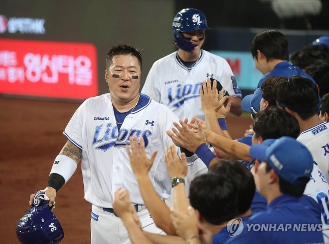 삼성 최형우와 구자욱 / 사진=연합뉴스