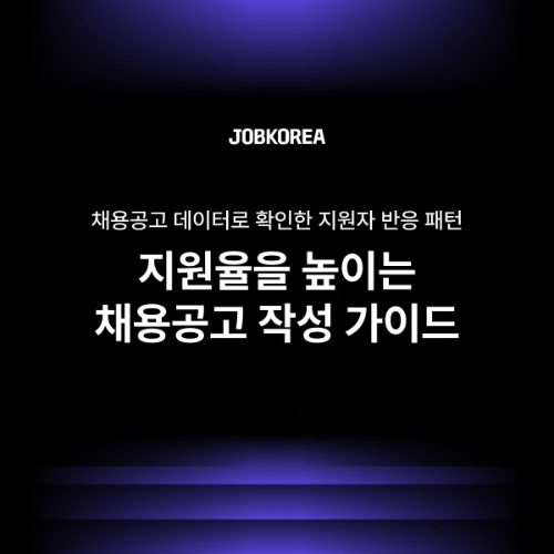 잡코리아 "10자 이하 채용공고 제목이 지원율 높였다"