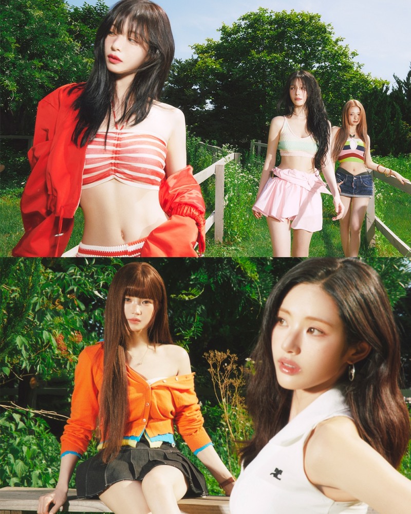 프로미스나인, ‘글로우 미’ 첫 번째 콘셉트 포토 공개…'서머 퀸'의 청량한 여름 감성
