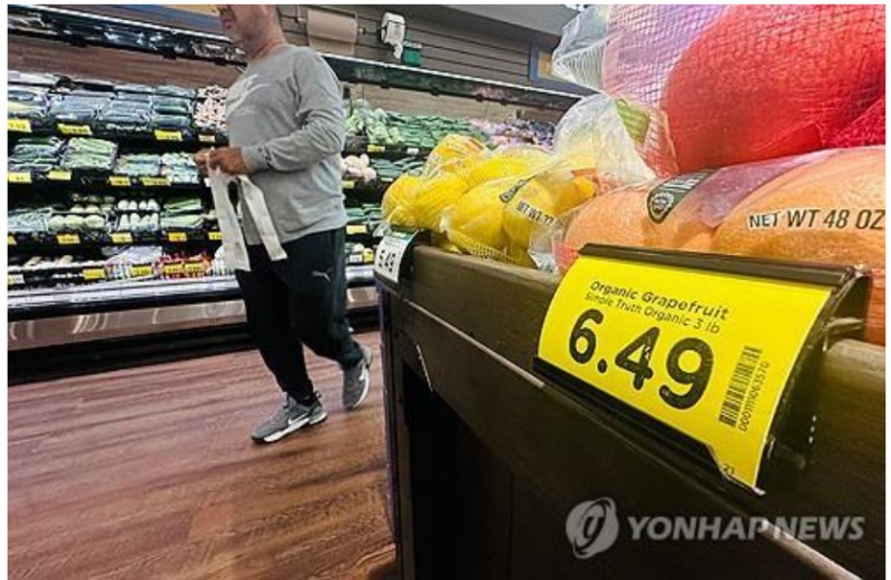 6월 미국의 소비자물가지수(CPI)가 전년 동월 대비 3.5% 상승으로 시장 전망치를 밑돌았다. 사진=AFP,연합뉴스