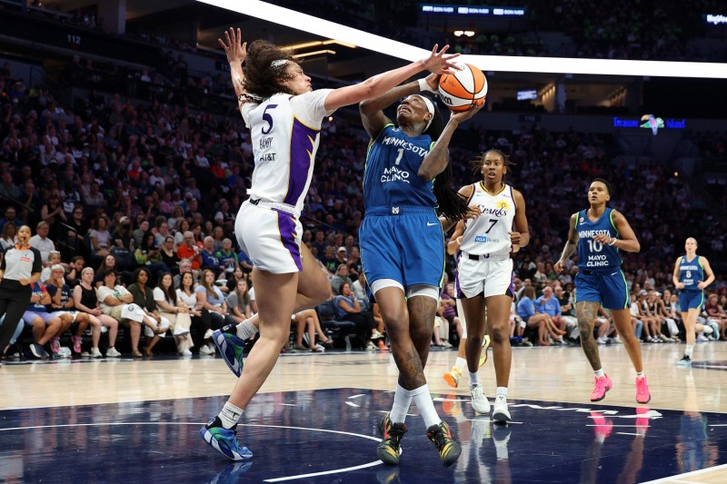 WNBA LA 스파크스와 미네소타 링크스의 경기. / 사진=연합뉴스