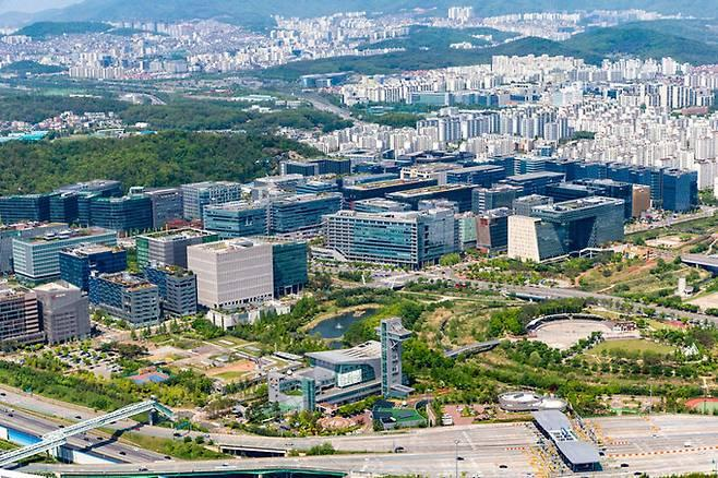 판교신도시 전경. /성남시