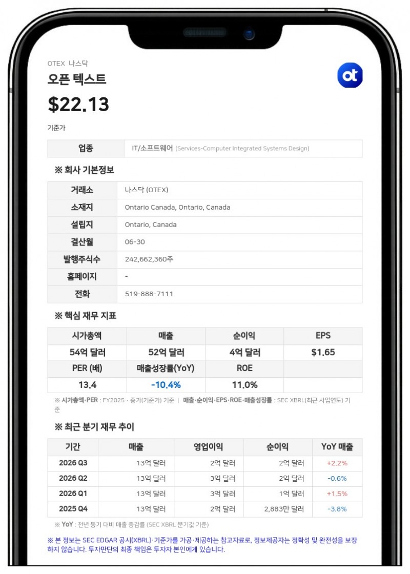 오픈 텍스트, 신임 이사에 질 라센 시놉시스 CPO 임명…크리스텐 러드게이트 이사는 사임