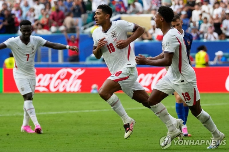 쐐기골 넣은 벨링엄 / 사진=연합뉴스