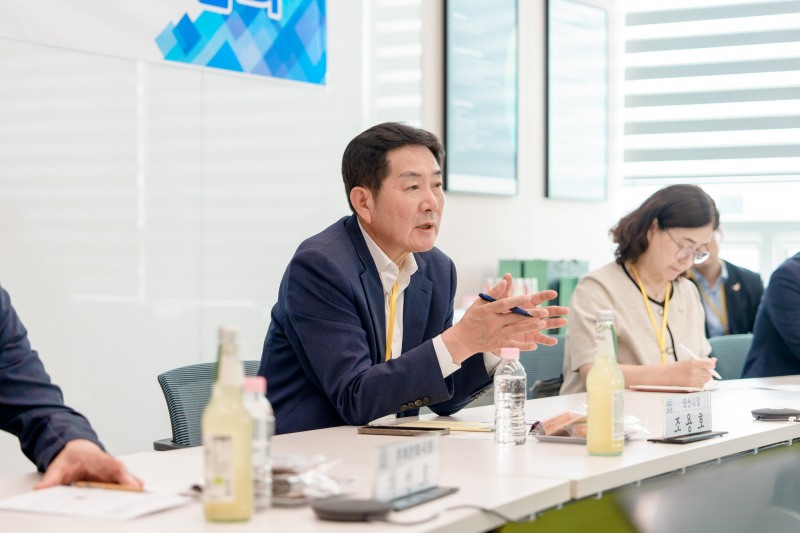 조용호 오산시장이 발언을 하고있다. /오산시
