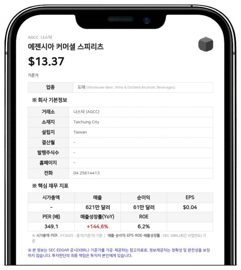 에젠시아 커머셜 스피리츠, 2억 달러 규모 신주 공모…AI 컴퓨팅 사업 본격 확장