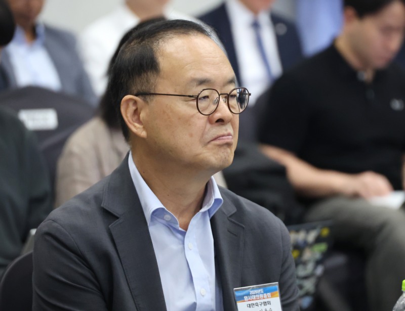 대한체육회 임시대의원총회 참석한 이용수 대한축구협회 부회장. / 사진=연합뉴스