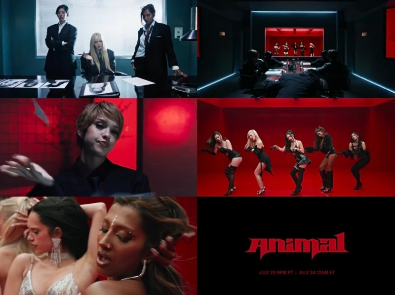 캣츠아이, ‘Animal’ 두 번째 티저 공개…상반된 매력의 강렬한 충돌