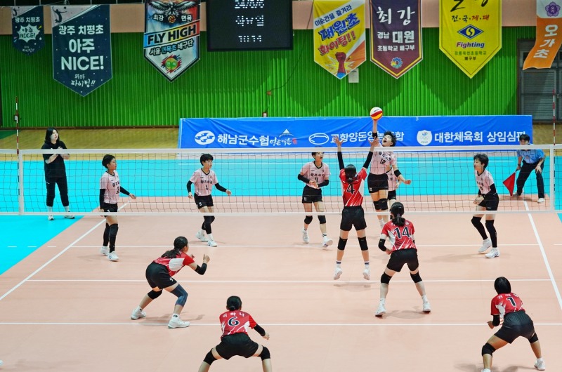 땅끝해남기 전국 초등학교 배구대회 (사진제공=해남군)