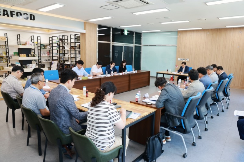 전복산업 관련 예산 사업 협의회 (사진제공=완도군)
