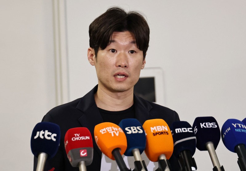 K-축구 혁신위 4차 회의 브리핑하는 박지성 공동위원장. / 사진=연합뉴스