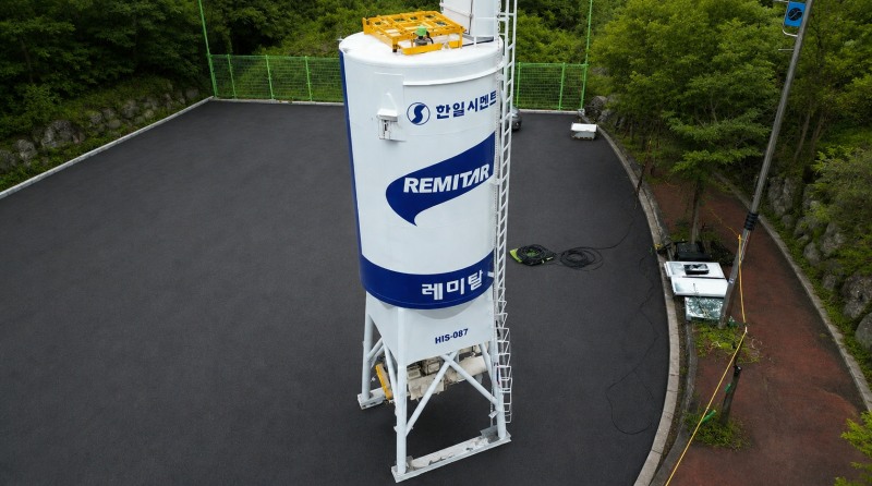한일시멘트 이동식 사일로. / 이미지 = 한일시멘트