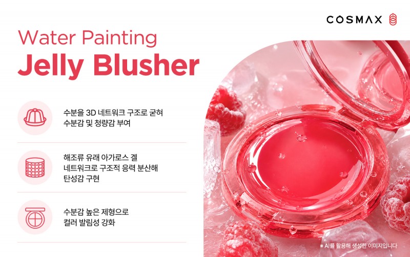 코스맥스, 젤리 제형과 ‘안묻립’ 기술로 글로벌 여름 메이크업 시장 선점
