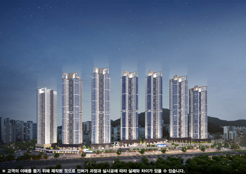 두산위브더제니스 부천 투시도/두산건설