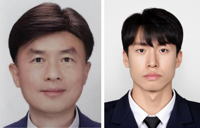 (왼쪽부터) 김주헌 교수, 김상우 연구원(석사과정) / (사진제공=중앙대)