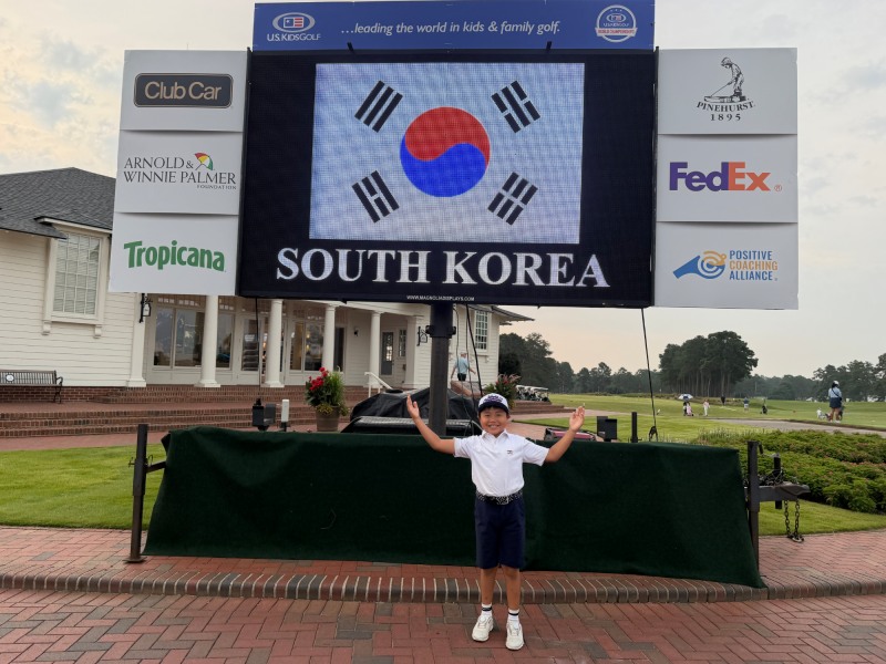 2026 US 키즈 골프 월드 챔피언십 남자 7세부에서 우승한 최주한. / 사진=연합뉴스