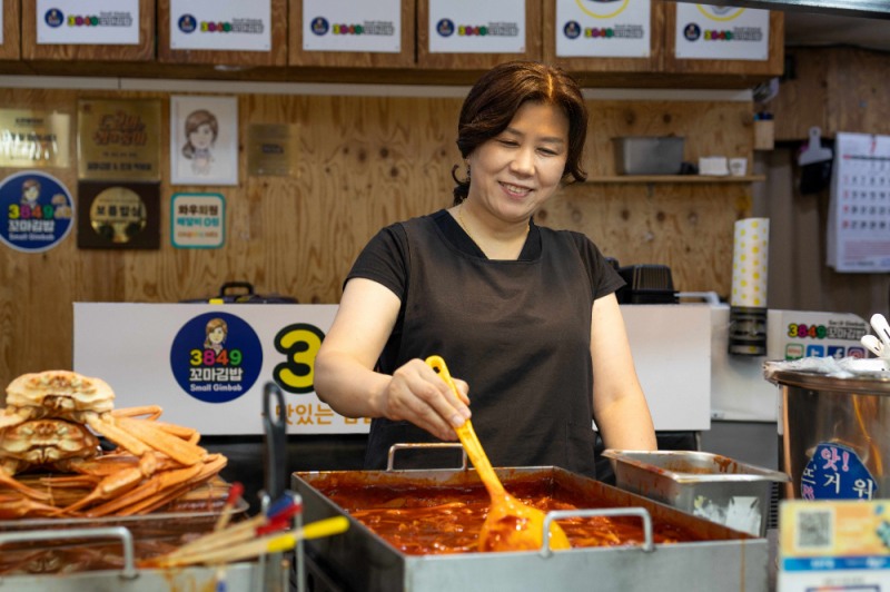 속초관광수산시장 3849 분식 사장님