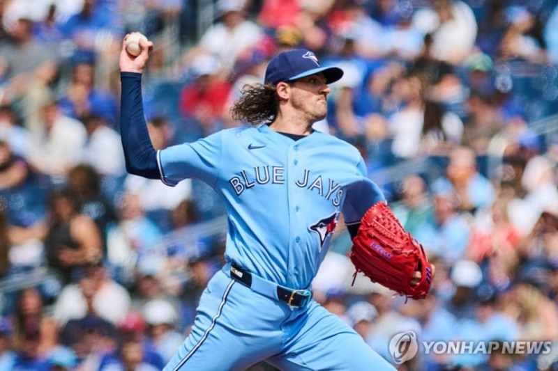 MLB 토론토에서 시카고 컵스로 이적한 고즈먼 / 사진=연합뉴스