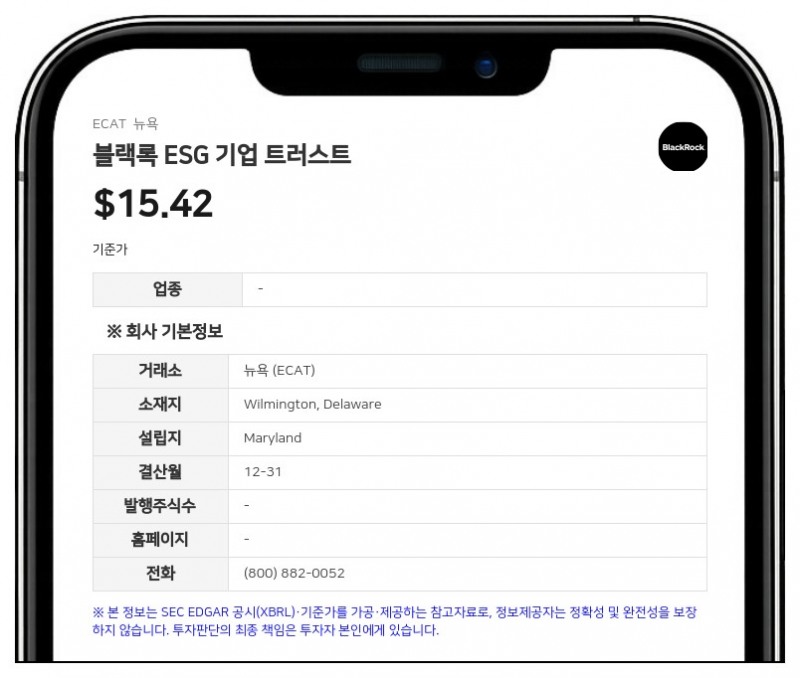 사바 캐피탈, 블랙록 ESG 기업 트러스트 지분 15.88%로 확대