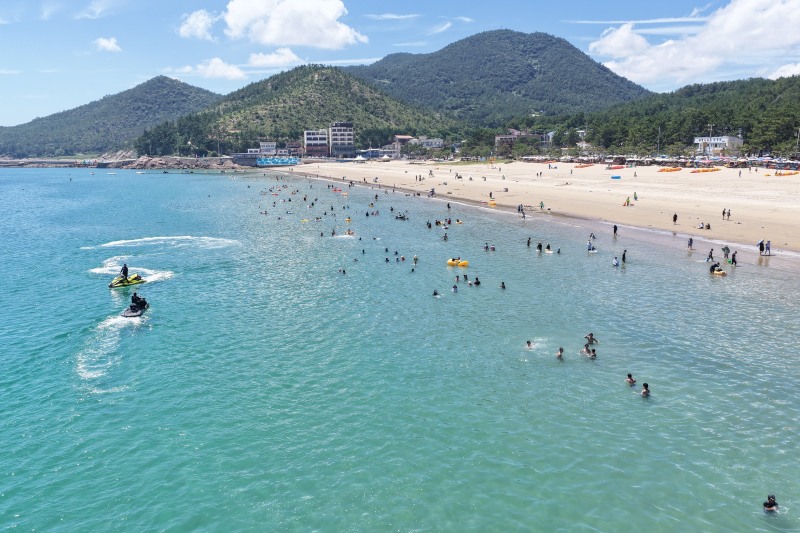 완도 명사십리 해수욕장 전경 (사진제공=완도군)
