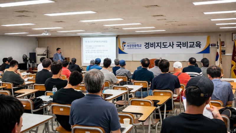 서강전문학교 신도림·서울글로벌아카데미 청량리, 경비지도사 국비교육 9월 개강