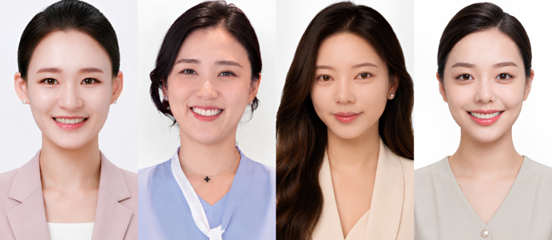 (왼쪽부터) 김희현 대구죽전점 수석지점장, 김세아 성수점 수석지점장, 최슬비 일산점 지점장, 이연서 부산서면 지점장/쥬비스다이어트