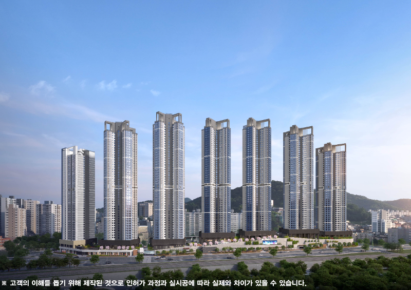 두산위브더제니스 부천 투시도/두산건설