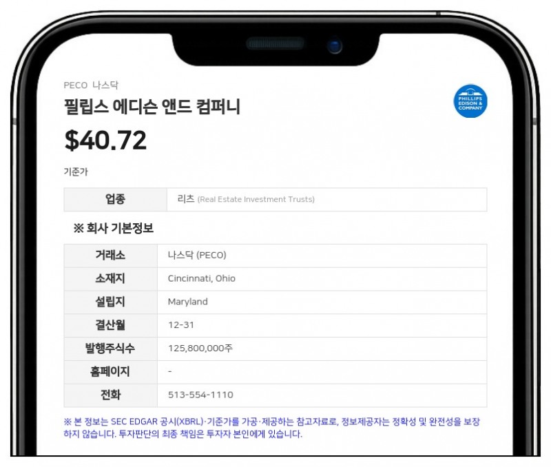 필립스 에디슨, 최대 4억 달러 규모 보통주 'at-the-market' 공모 추진