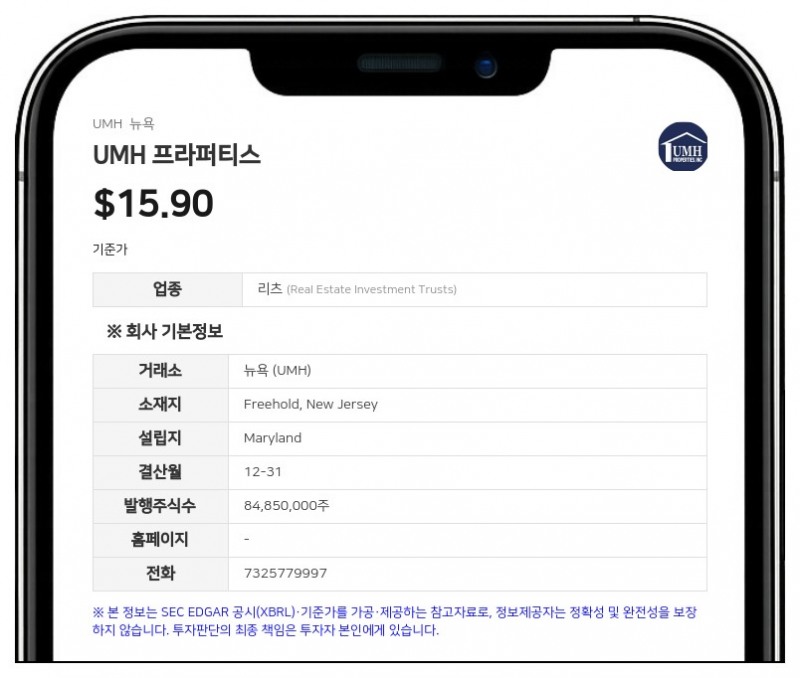 에레즈 자산운용, UMH 프라퍼티스에 매각 등 전략적 대안 검토 요구