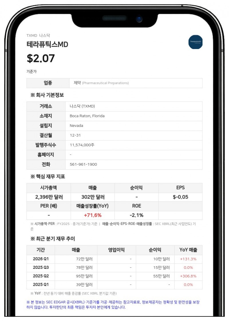 테라퓨틱스MD, 메인 파마와 '순운전자본 정산' 법적 공방 지속…법원, 분쟁조정 절차 명령