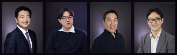 (왼쪽부터) 하상우CEO, 최종환CMO, 김설기CAIO, 김민수CMO