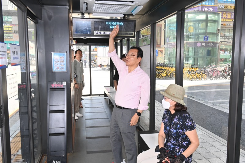 이현재 시장, 무더위쉼터 현장점검