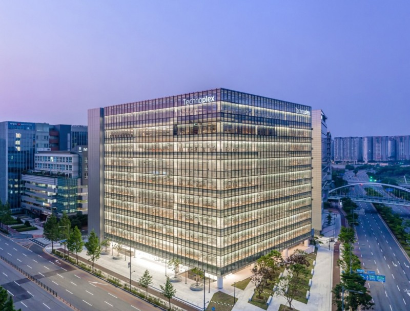 한국앤컴퍼니그룹 본사 테크노플렉스(Technoplex) 외관. / 이미지 = 한국앤컴퍼니그룹